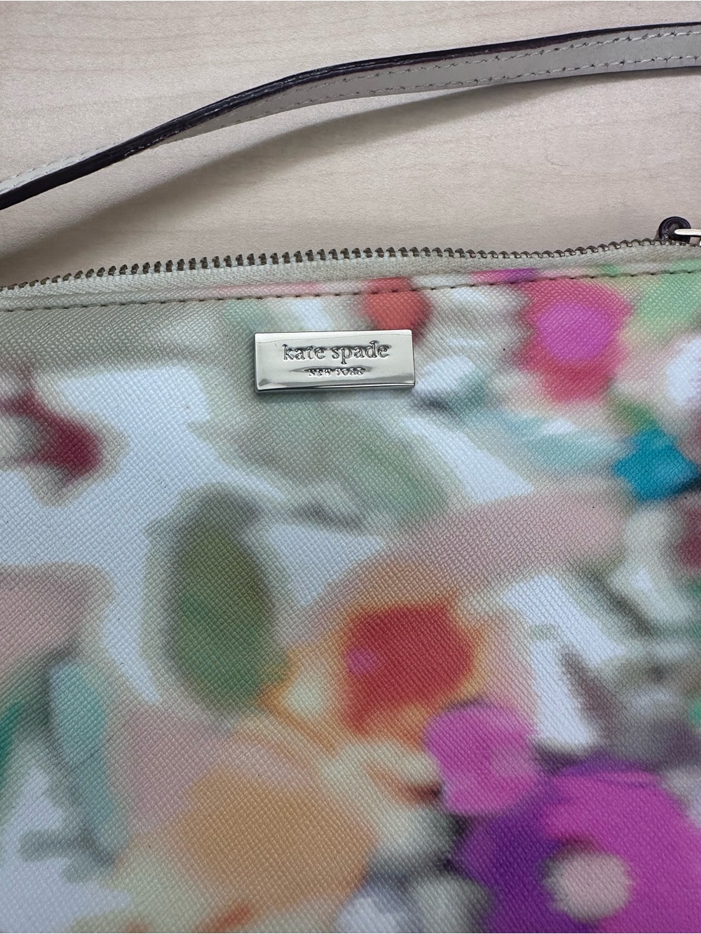 kate spade Floral Shoulder Bag in Pink, Orange, Green and Blue